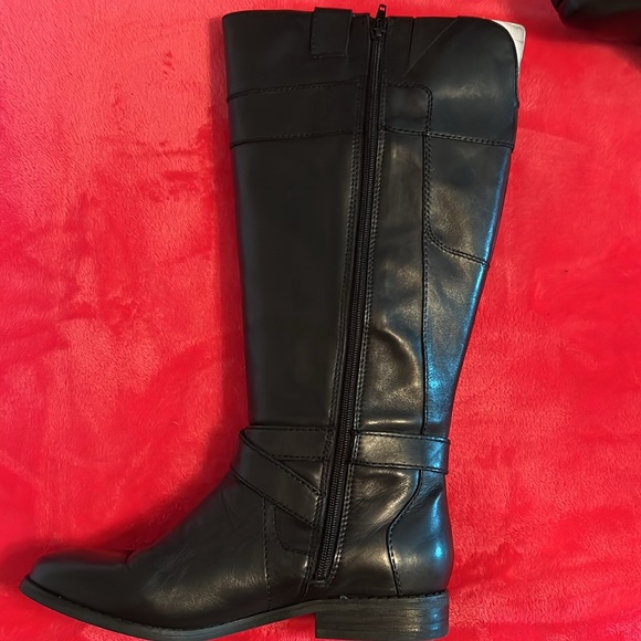 Marc Fisher Arty leather boot sz9 wide calf - Picture 5 of 6